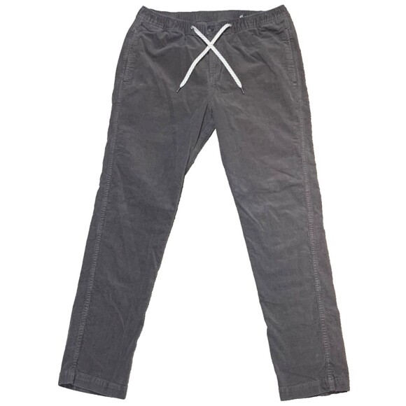 Vuori Optimist Pants Men's Large Gray Corduroy Pants V440 Comfort - Picture 1 of 11